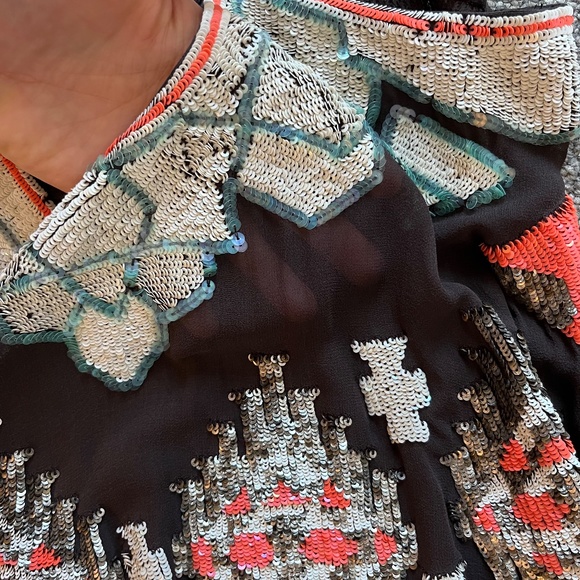 All Saints AZTEC Top - Picture 3 of 3